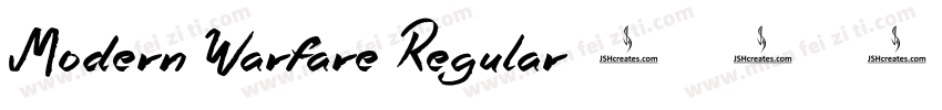 Modern Warfare Regular字体转换
